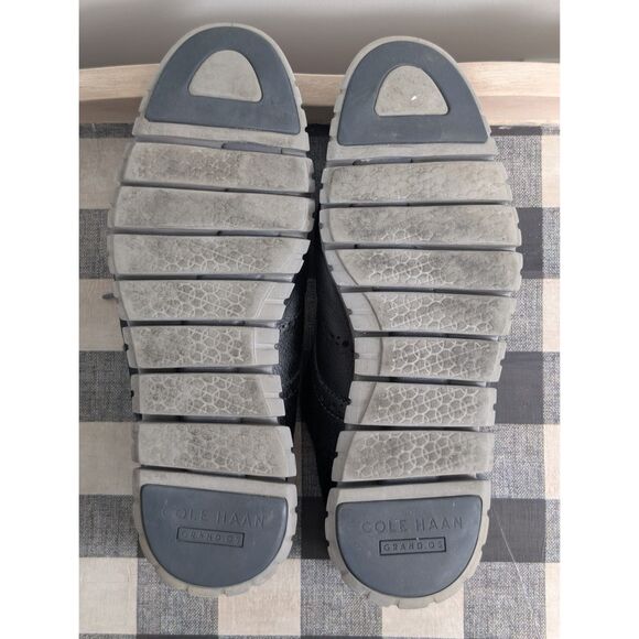 Cole Haan Zero Grand OS Wingtip Oxfords Black/Gray Men's Size 11M - Picture 10 of 16